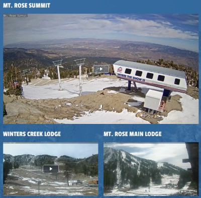 Mt. Rose Webcams
