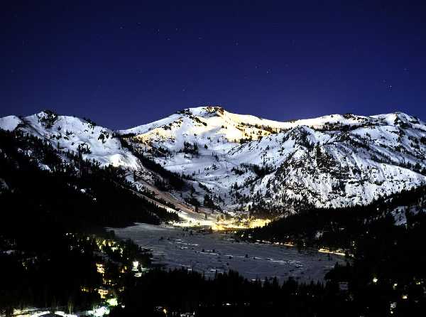 noche de invierno en squaw village