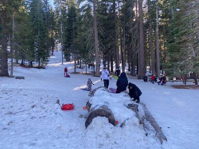 Sledding_Bayview Trailhead