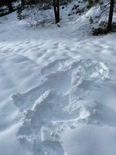 my snow angel in carnelian bay (1)