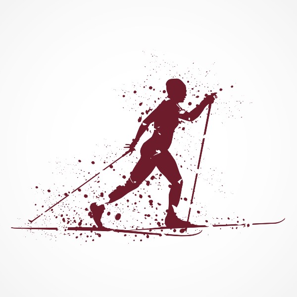 Cross Country Ski image Red dots