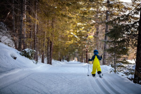 Kid Cross Country Skiing