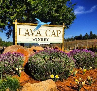 Lava Cap Winery Sign