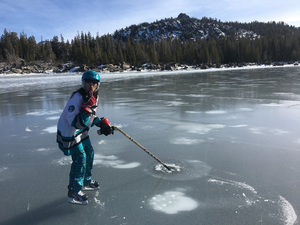 Backcountry Ice Skating hazard holes