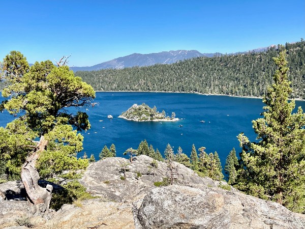 Emerald Bay Lake Tahoe from Overlook