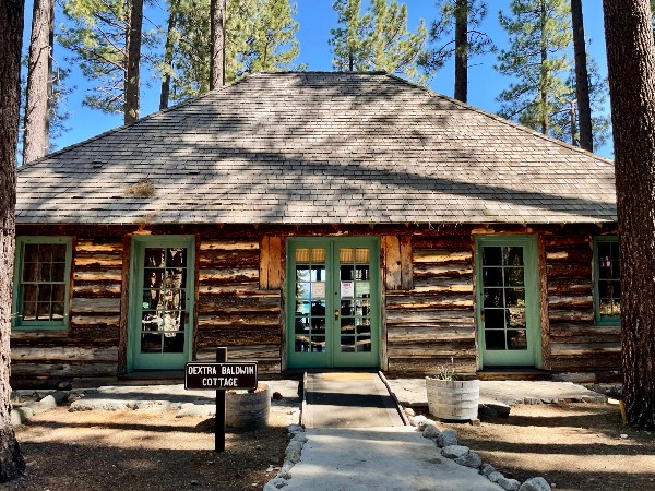 Dextra Baldwin’s cabin while her larger house was being constructed
